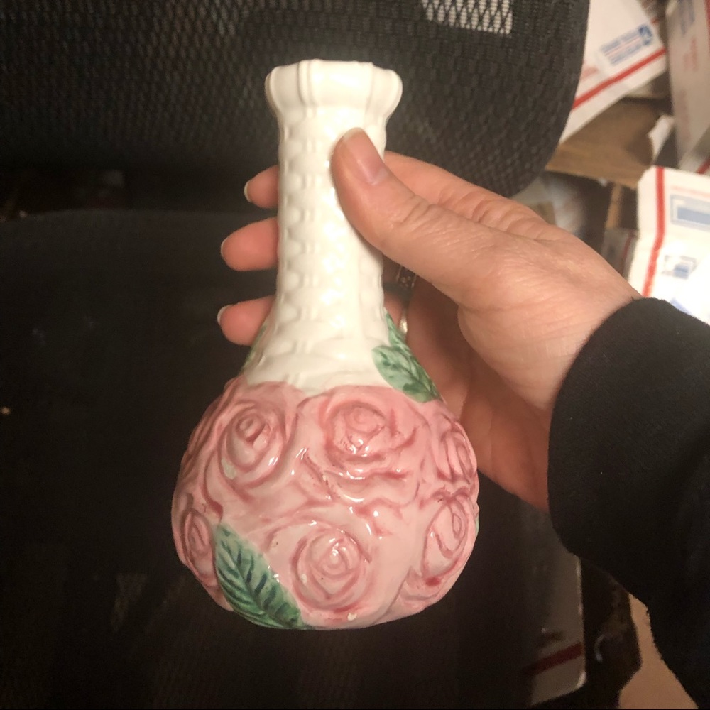 ❤️1994 Applause Rose Vase - 481 $15 or $12 w/offer